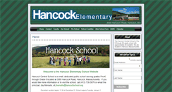 Desktop Screenshot of hancockschool.org